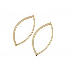 2 Taschengriffe Oval gold (18K)