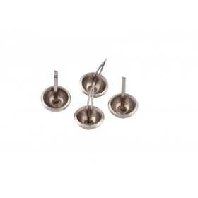 4 Bodennägel für Handtaschen rund 18 mm