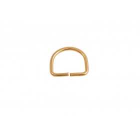 D-Ring 30 mm x  20 mm Gold
