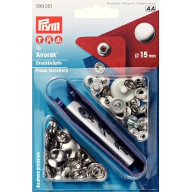 Druckknöpfe für Anorak  15 mm