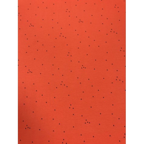 Jersey Stoff Bär - Rostfarben