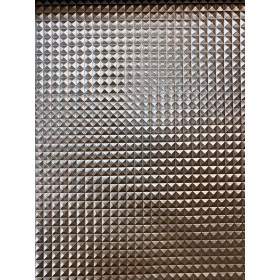 Kunstleder Pyramide schwarz