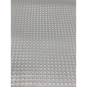 Kunstleder Pyramide Silber