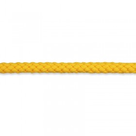 Kordel gelb 8mm Baumwolle