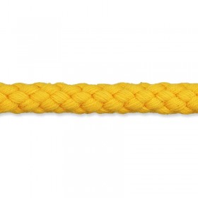 Kordel gelb 8mm Baumwolle