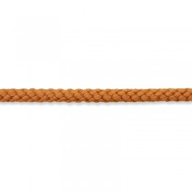 Kordel ocker 8mm Baumwolle