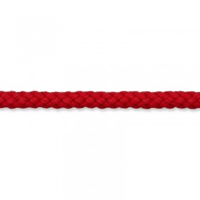 Kordel dunkelrot 8mm Baumwolle
