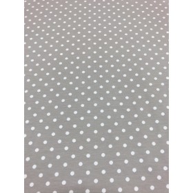 Jersey Punkte Muster beige