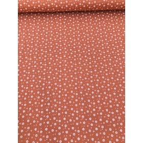 Musselin Blumen hellrot