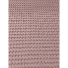 Waffelstoff groß altrosa