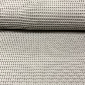 Waffelstoff groß hellgrau