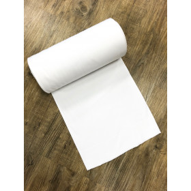 Bündchen Strickschlauch weiss