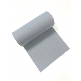 Bündchen Strickschlauch hellgrau