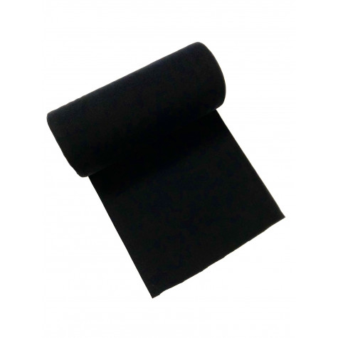 Strickschlauch Strickbündchen schwarz