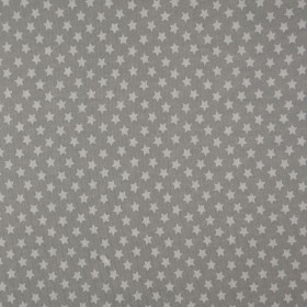 Sweatstoff Sterne grau