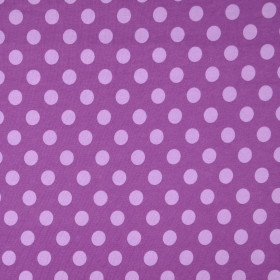 Sweatstoff Punkte lila