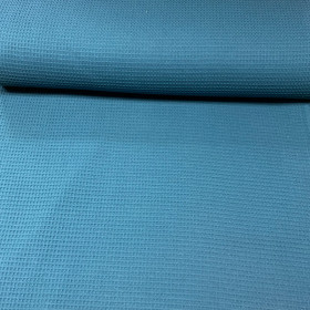 Waffelstoff normal petrol