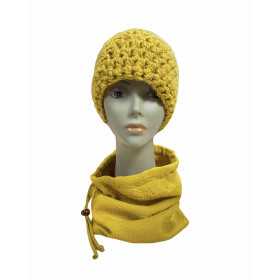 Loopschal Mund Nasen Bedeckung senf