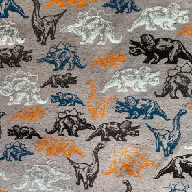 Jersey Dinosaurier grau