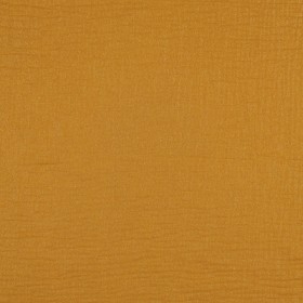 Musselin Stoff Uni mit Glitzer- Senfgelb – 9 Farben – 100% Baumwolle
