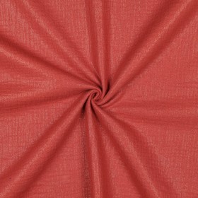 Musselin Stoff Uni mit Glitzer Kupferrot– 9 Farben – 100% Baumwolle