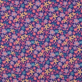 Feiner Poplin Stoff – Blumen