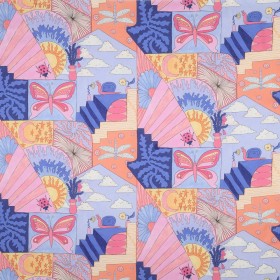 Digitaldruck-Stoff "Little Creatures Nerpa" aus 100% Baumwolle