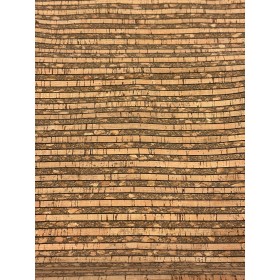 Vielseitiger Korkstoff gestreift – Einfaches Tapezieren, robust, abwaschbar und kreativ einsetzbar Stoff aus Kork