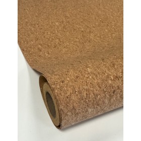 Korkstoff UNI NATUR – Einfaches Tapezieren, robust, abwaschbar und kreativ einsetzbar Stoff aus Kork