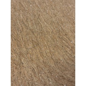 Korkstoff Silber Glitzer – Einfaches Tapezieren, robust, abwaschbar und kreativ einsetzbar Stoff aus Kork