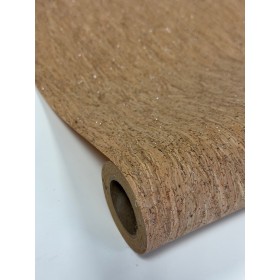 Korkstoff Silber Glitzer – Einfaches Tapezieren, robust, abwaschbar und kreativ einsetzbar Stoff aus Kork