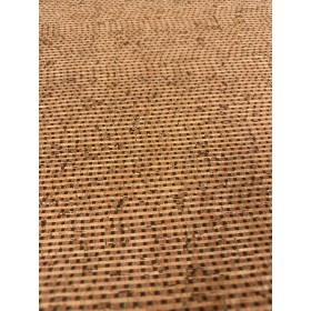 Korkstoff Kleine Quadrate – Einfaches Tapezieren, robust, abwaschbar und kreativ einsetzbar Stoff aus Kork