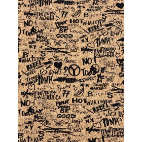 Korkstoff Graffity – Einfaches Tapezieren, robust, abwaschbar und kreativ einsetzbar Stoff aus Kork