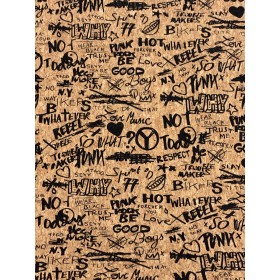 Korkstoff Graffity – Einfaches Tapezieren, robust, abwaschbar und kreativ einsetzbar Stoff aus Kork