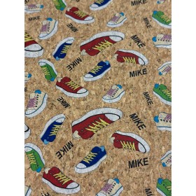 Korkstoff Sneakers – Einfaches Tapezieren, robust, abwaschbar und kreativ einsetzbar Stoff aus Kork