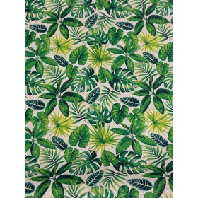 Korkstoff Blätter Botanic – Einfaches Tapezieren, robust, abwaschbar und kreativ einsetzbar Stoff aus Kork