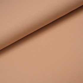 Jersey Beige Baumwolljersey Uni in 69 Farben