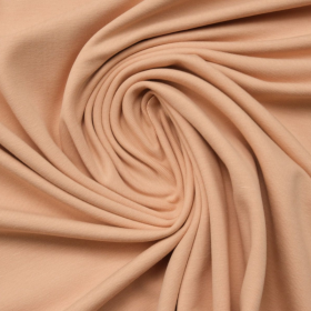 Jersey Beige Baumwolljersey Uni in 69 Farben