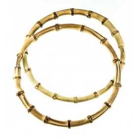 Taschengriffe Bambus rund