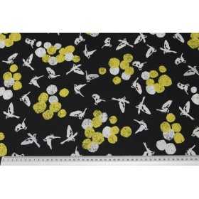 Baumwolle fein - Kokka Soaring Black