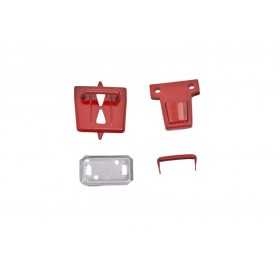 Steckschloss Rot 30 x 30 mm